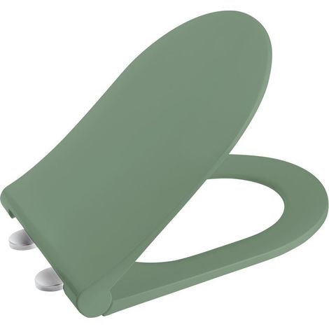 Sapho Brilla - Abattant WC, Slim, SoftClose, vert mat 100787-128