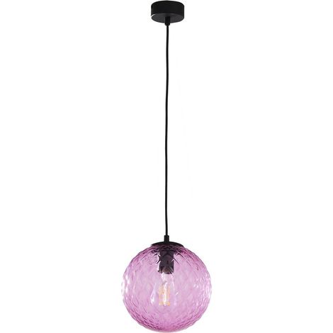 Pendelleuchte Kugel Schirm Ø 21 cm E27 Glas Hängelampe Küche Hängeleuchte Esszimmer