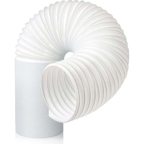 200CM Tuyau Climatiseur Mobile, Extensible Diamètre 15cm Tuyau Filetage Anti-horaire, de Rechange pour Kit de démontage