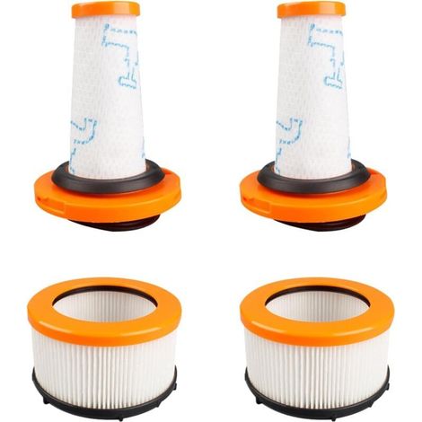 Filtro per Rowenta X-FORCE FLEX 9.60, Filtri per Rowenta X-FORCE FLEX 9.60 e X-NANO ESSENTIAL RH20xx, 2 prefiltri + 2 filtri motore, filtri HEPA lavabili per ZR009010, ZR009012 (1/5)