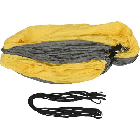 Filiyano-Hamac de camping portable et léger pour deux adultes, avec sangles et mousquetons, idéal pour la chasse, les voyages, le jardinage et les (1/5)
