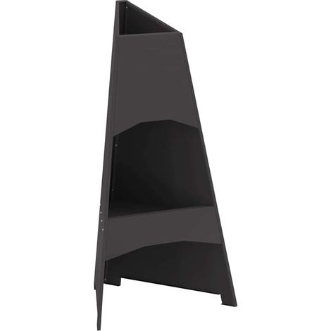Maison Exclusive - Braise Noir 50 x 50 x 95 cm Acier