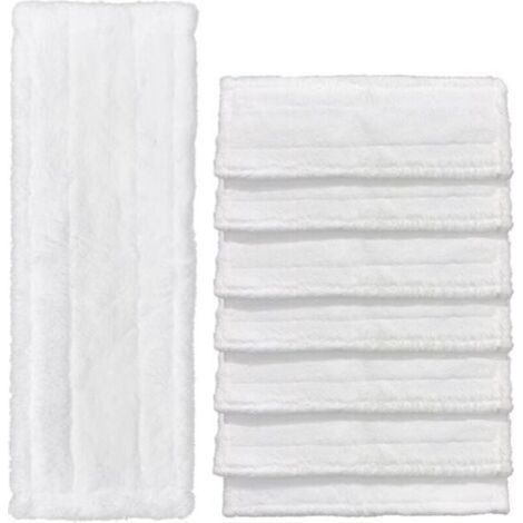 Lot de 8 Bonnette Nettoyeur Vapeur Pour Karcher Easy Fix SC2, SC3, SC4 Bonnettes Lingettes de Rechange Chiffons en Microfibre Lingettes Remplacement pour le Nettoyeur à Vapeur Serpillere Balai Vapeur (1/5)