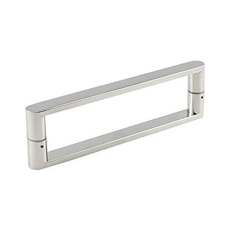 Poignée de porte de douche coulissante en acier inoxydable, barre d'appui, boutons de porte en verre pour salle de bain, kits de remplacement pour cabine de douche (Taille : 160 mm)