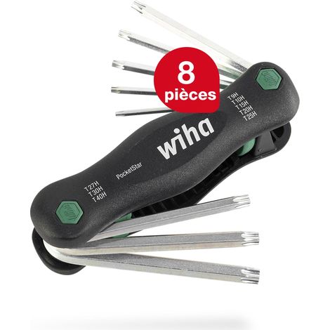 Wiha Multitool PocketStar TORX® Tamper Resistant (avec perçage), 8 pcs (25166) (1/5)
