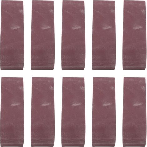 10 bandes abrasives 533x75mm grain 240-1000 pour ponceuse à bande, lot de 10, abrasifs professionnels (1/5)