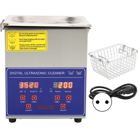 Nettoyeur Ultrasonique Numérique PS‑08A Acier Inoxydable avec Minuterie et Chauffage pour Usage Industriel (1/5)