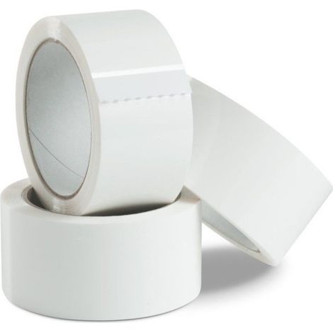 NASTRO ADESIVO SILENZIOSO mm.50x132mt BIANCO PZ. 36 PER IMBALLAGGIO