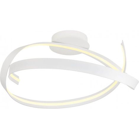 Plafoniera led redo group impuls 01-3612 01-3614 2380lm 3000k lampada soffitto moderna dimmerabile, finitura metallo bianco