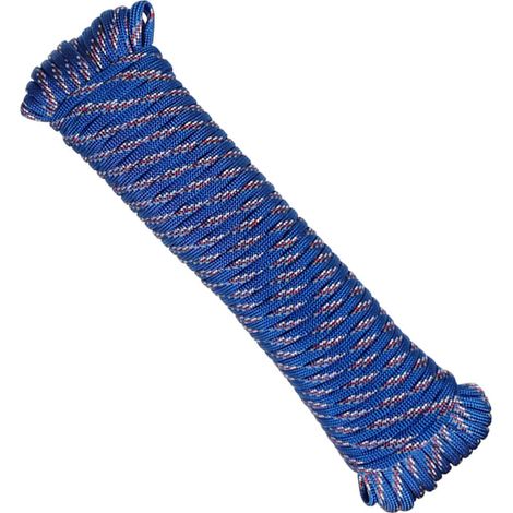 Cordage Paracord - 4 mm x 30 m - Pour Camping, Randonnée, Survie et Loisirs Créatifs - Enroulé sur Bobine en Polyester (1/5)