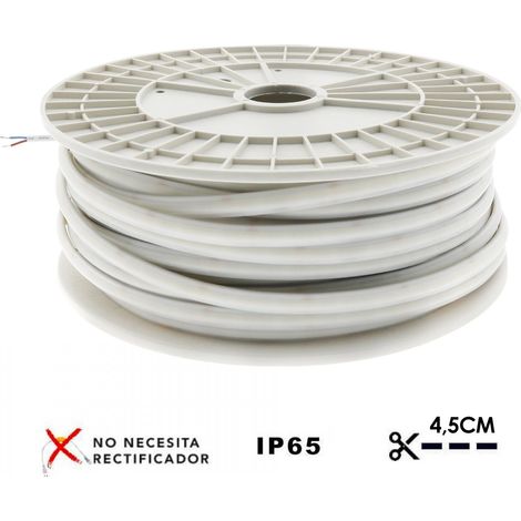 IluminaShop - Tira de LED 750W 220VAC COB 15W/m IP65 (50 Metros) Blanco Calido 2100K (1/2)