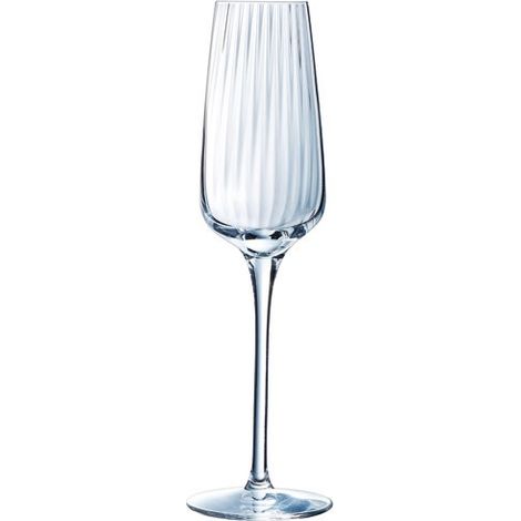 Flûtes Symétrie 21cl (lot De 6) Verre Krysta, Design élégant, Durabilité Accrue - Chef & Sommelier