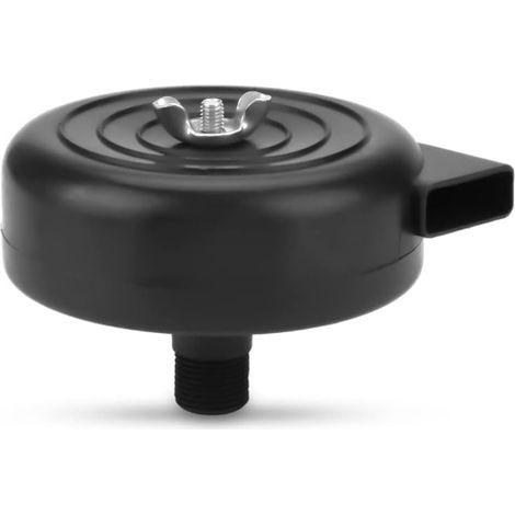 Filtre silencieux pour compresseur d'air, filtre d'entrée d'air 16 mm, raccord 3/8 pt, piston, filetage métallique extérieur, filtre silencieux pour compresseur (filtre silencieux 16 mm, 1 pièce) (1/3)