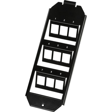 Anschlusszubehör logilink nk4061 9 Ports robustes Stahl