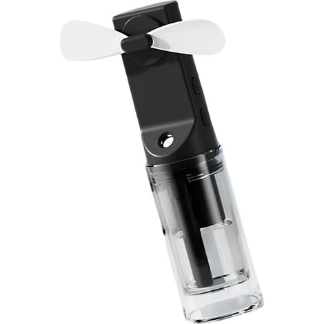 Ventilateur portable à 4 vitesses pour voyage, maison, bureau, camping, plein air, vaporisateurs d'eau rechargeables, petit ventilateur portatif