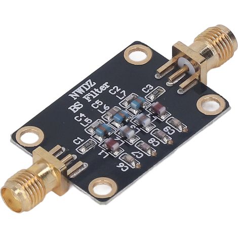 Module de filtre coupe-bande anti-interférences FM à faibles pertes, 88-108 MHz, pour la réduction du bruit (1/5)