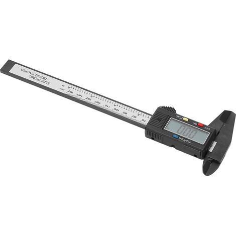 Pied à coulisse numérique grand écran LCD 0-150mm PA66, outil de mesure avec arrêt automatique, pouce et millimètre, pour établi et bricolage (1/5)