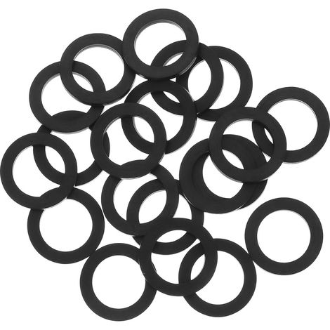 de tuyau en caoutchouc noir de 2 5 cm 1 pouce 20 pièces (1/5)