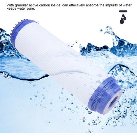 2s filtrantes,charbon actif granulé,matériau PP,sécurité alimentaire,purificateur d'eau (1/5)