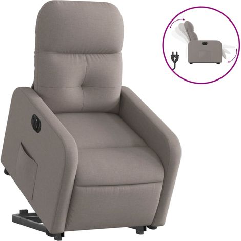 Maison Exclusive - Relaxsessel mit Aufstehhilfe Elektrisch Taupe