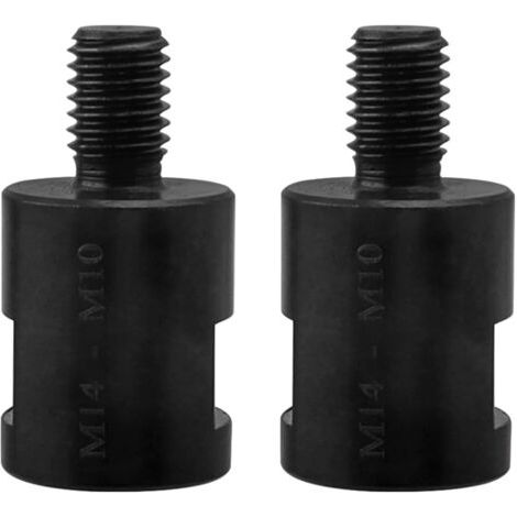 Lot de 2 adaptateurs de filetage mâle M10 vers filetage femelle M14 pour meuleuse d'angle, polisseuse diamant (1/5)
