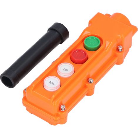 Interrupteur à bouton-poussoir BERM pour grue, étanche à la pluie, commande à distance pour palan portatif 220 V/500 V 5 A (1/5)