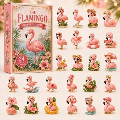 2026 THE FLAMINGO ADVENT CALENDAR: A Beautiful Calendar Featuring Flamingos (1/5)
