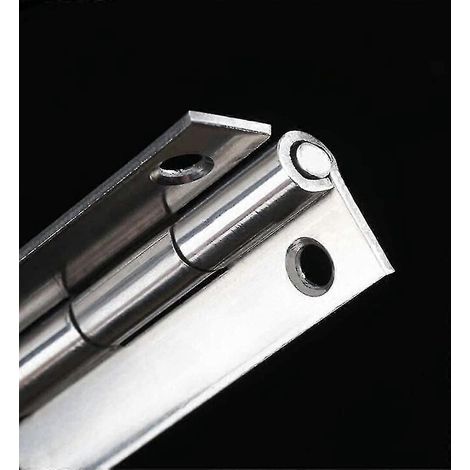 Charnière piano robuste en acier inoxydable, pleine longueur, 1800 x 30 x 0,6 mm (1/4)