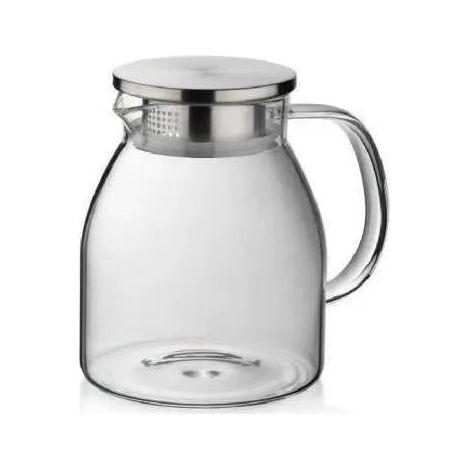 Kela Jarra universal transparente de 1,2L en vidrio borosilicato (1/3)
