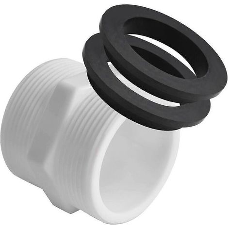 Adaptateur de tuyau de piscine 1,5 pouce pour tuyau de pompe de piscine avec joints toriques - Pièces détachées pour adaptateur de tuyau de piscine (1/5)