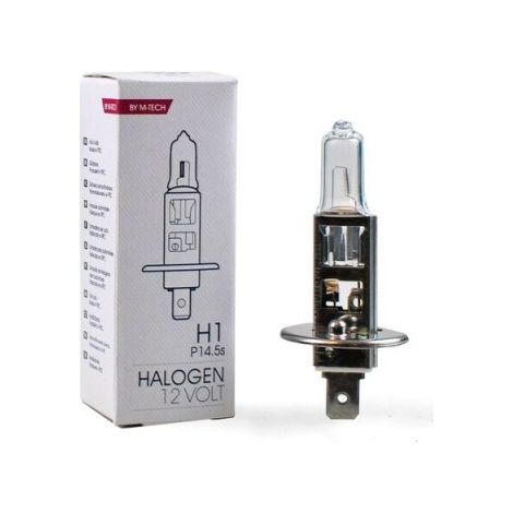 AMPOULE HALOGENE H1 P14.5S 12V 55W (BOITE) X1 MTECH (1/4)