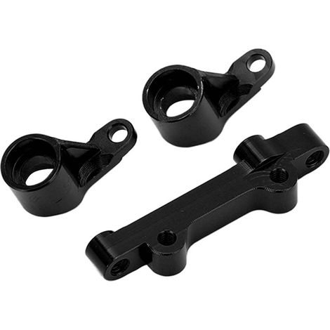 Kit de direction en alliage d'aluminium pour voiture RC LOSI 1/18 Mini T 2.0 2WD (pièces de rechange noires) (1/5)