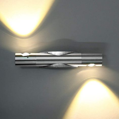 Applique murale LED moderne, design cylindrique, plafonnier nordique orientable, idéale pour une lumière blanche chaude dans les entrées de couloir la nuit (1/4)