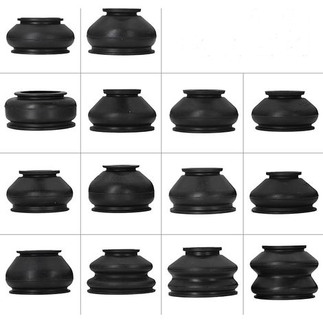 Lot de 14x Auto & Moto Suspension Direction Têtes de bielles de direction Bras de suspension Rotules et Capuchon de protection anti-poussière pour tête de bielle de direction (1/5)