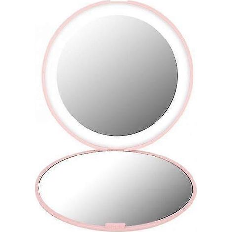 Mini-LED-Schminklampe für unterwegs, kompatibel mit 10-facher Vergrößerung, faltbar, 12 LEDs, praktisches Schminkwerkzeug für die Hosentasche (1/5)