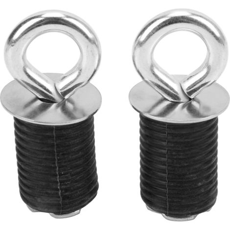 2 Stück Lock Ride Anker Set Ersatz für Polaris Sportsman Langlebiger Lock Ride Tie Down AnchorSchwarz
