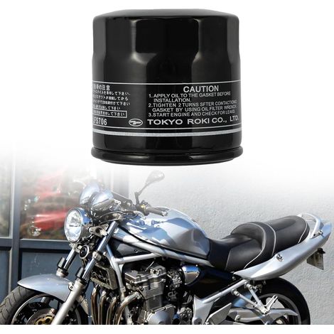 Filtre à Huile Moto pour Bandit 600 Bandit600 GSF600 1995-2005 Filtration d'Huile Moteur, Compatible avec Bandit 600 GSF600 1995-2005 (1/5)