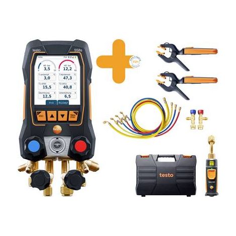 Herramienta de medición electrónica Testo 0564 3558 con tecnología inteligente y mangueras