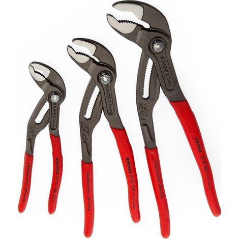 Knipex 00 20 09 V02 Cobra Professional Water Pump Plier Set - 3 Piece
