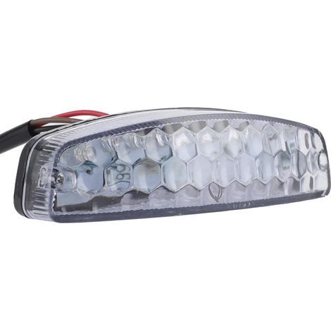 Moto LED Feu Stop Arrière 12V 18 LED pour Quad ATV Chinois 4 Roues 50/70/90/110/125/150cc Enfant (1/5)