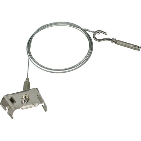 Kit di Sospensione Singolo in Acciaio per Plafoniera Led Lineare A Sospensione SKU-1367 (1/3)