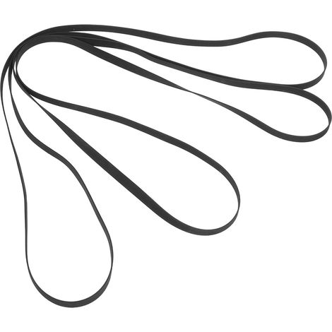 2pièces Courroies Caoutchouc Élastique pour Platine Vinyle Courroie de Transmission pour Lecteur Disque Remplacement Résistant pour Maintenance DIY (1/5)
