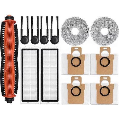 Set mit 13 Ersatzteilen für den Xiaomi Mijia M40S / OV31CN Staubsauger: Hauptwalze, Seitenbürste, HEPA-Filter und Staubbeutel. (1/5)