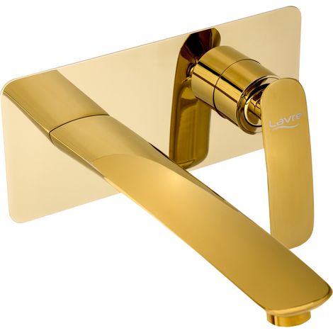 TONY GOLD LAVABO MITIGEUR CARRÉ (1/5)