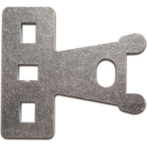 PORTALUCCHETTO PIANO VERTIC ACC ZINC 8X110 MM 2 PZ