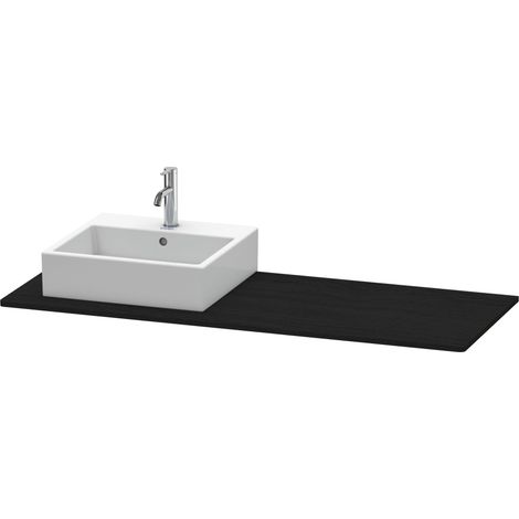 Duravit XSquare Konsole, 1 Ausschnitt links, 1400x16x550mm,
