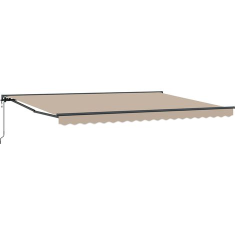 Maison Exclusive - Struttura della tenda Beige 450 × 300 cm