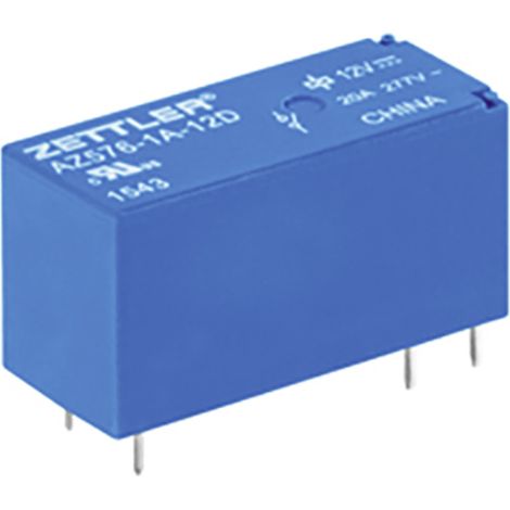 Zettler Electronics AZ576-1A-12D Printrelais 12 V/DC 20 A 1 Schließer 1 St.