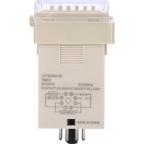 LED-Digitalanzeige-Zeitrelais-Zeitverzögerungssteuerung Elektronische Komponenten ATS48A-SDC24V (1/5)