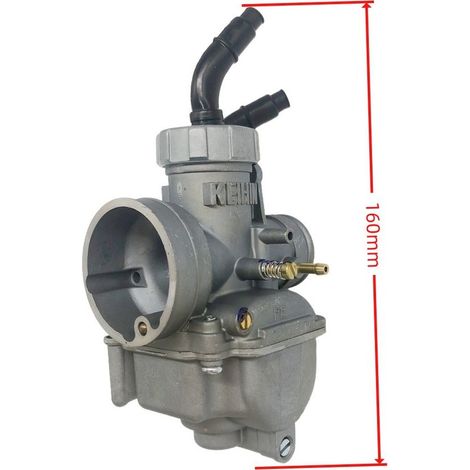 Carburateur PE24 compatible avec les motos 100, 125, 175 et 250 cm³ (YT, YZ80, YZ85, 404-039). Accessoire d'alimentation pour moto à haute efficacité d'atomisation.